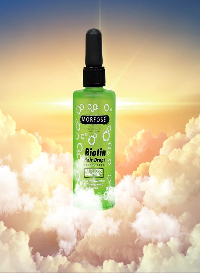 مورفوز قطرات مورفوس بيوتين للشعر - محلول مغذي للعناية بالشعر لتعزيز نموه وتقويته وتحسين ملمسه - مناسب لجميع أنواع الشعر، 3.38 أونصة سائلة - Image 2